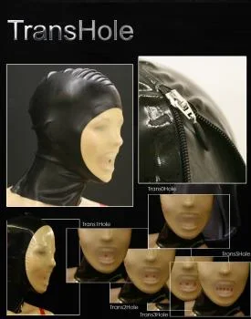 Latexmaske – Transparenter Ausschnitt