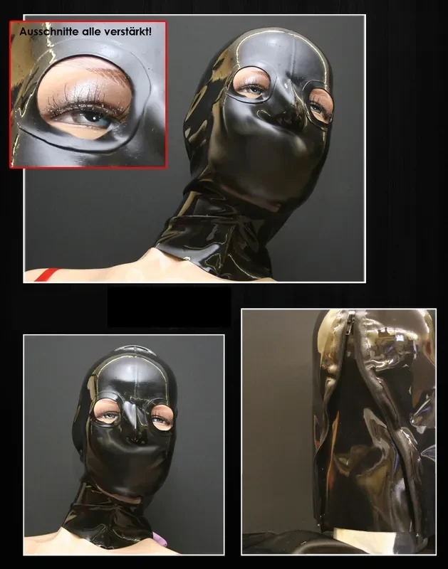 Latexmaske – Umrandungen