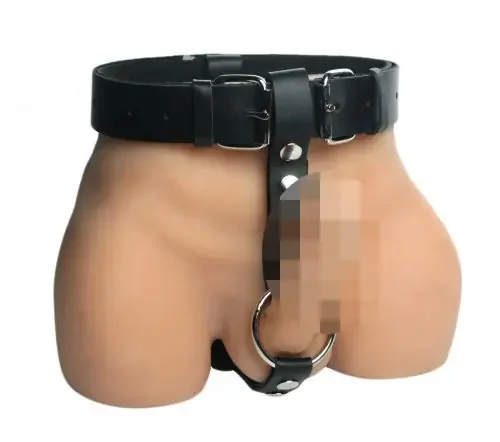 Leder Anal-Plug Harness für Männer
