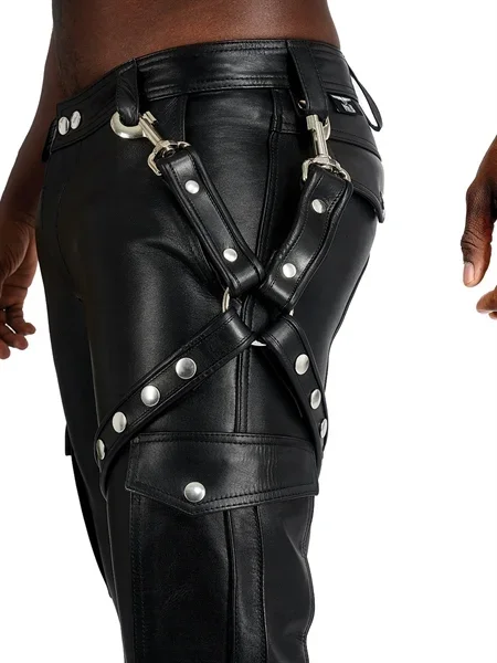 Leder Bein Harness
