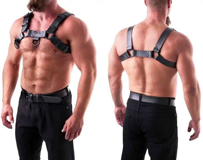 Leder Brust Harness