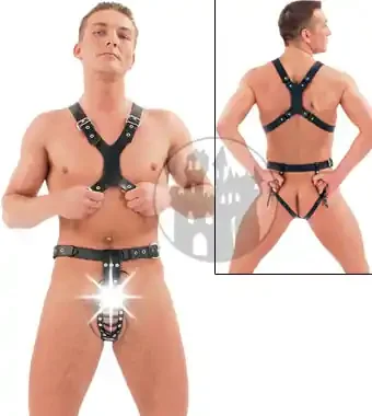 Leder Brust Riemen