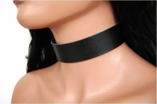 Leder Choker Uni 2,4cm
