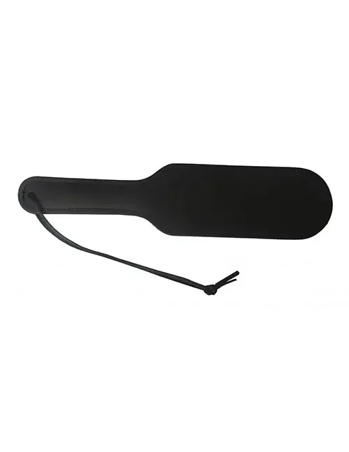 Leder Doppelpaddel schwarz