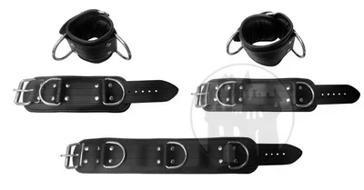 Leder Fessel-Set S/M
