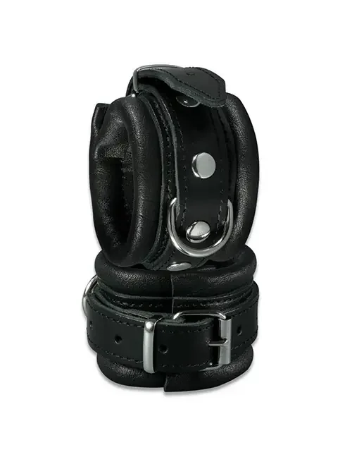Leder-Handfessel schwarz