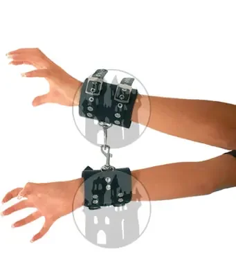 Leder Handfesseln breit