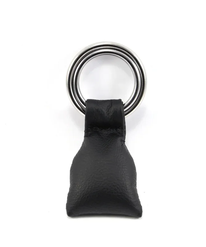 Leder Hängegewicht mit 2 O-Ringen –