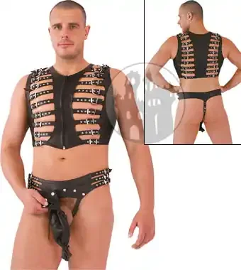 Leder Herren String