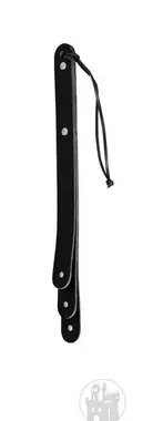 Leder Klatsche mit 3 Riemen