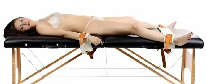 Leder Klinik Fessel-Set