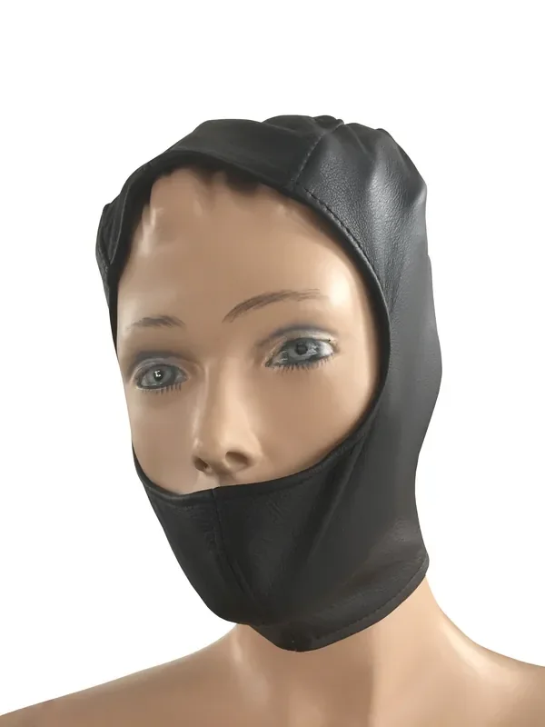 Leder Kopfmaske