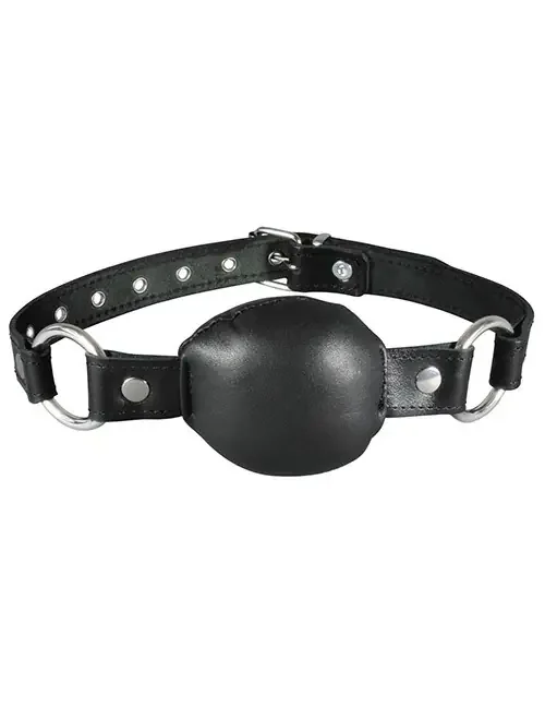 Leder-M&-Knebel kurz