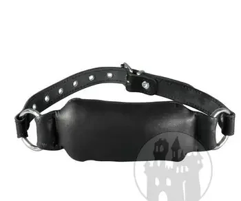Leder Mundknebel breit