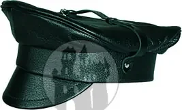 Leder Schirmmütze
