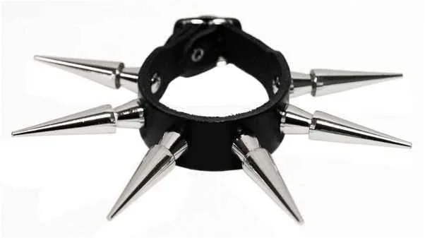 Lederarmband mit 4,5cm Conenieten