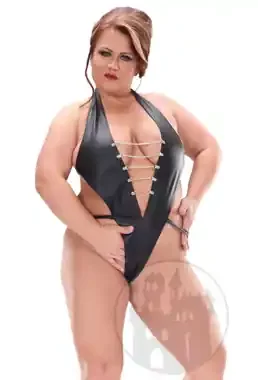 Lederbody mit Kettchen