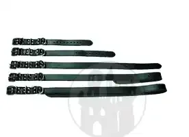 Ledergürtel schwarz 3cm breit