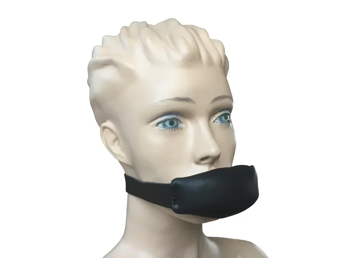 Ledermundknebel in Bananenform
