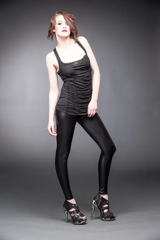 Leggings in Lederoptik (Grösse M)