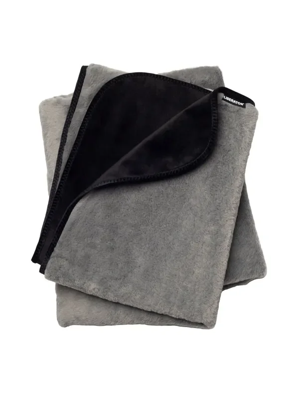 Liberator Fascinator Throw Liebesdecke Queensize, grau/schwarz