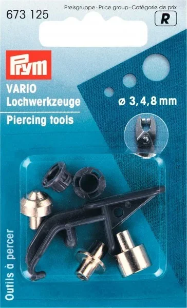 Lochwerkzeug für Ösen- und Druckknopfzange