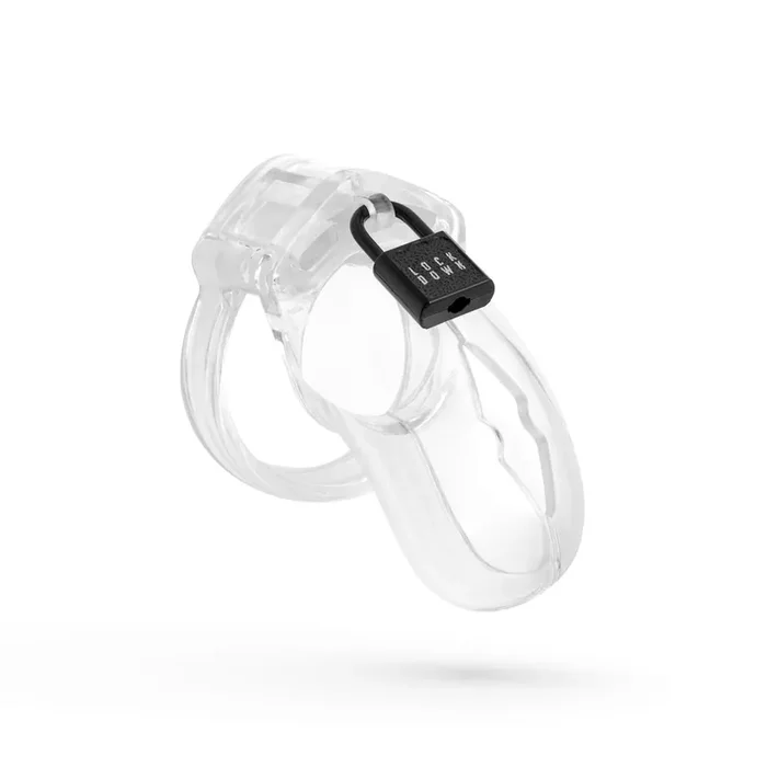 Lockdown Keuschheitskäfig Transparent – Klein