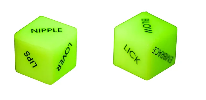 Love Dice Glow in the Dark Set – Englische Version