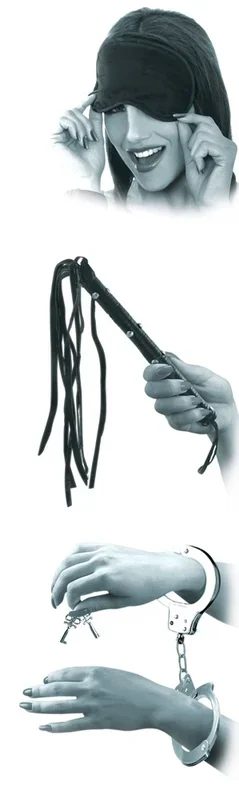 Lover’s Fantasy Kit 3-teiliges BDSM Set Fetish Fantasy Series Schwarz