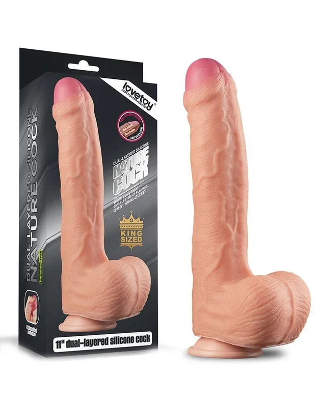 LoveToy Realistischer Dildo – Dildo 28 cm Ø5,3 cm