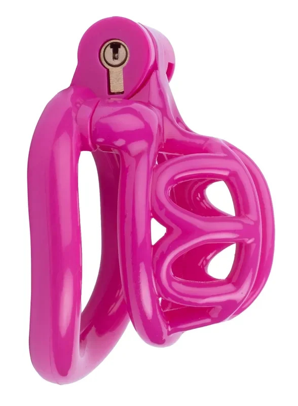 Lyfy Kurzhaar-Keuschheitsgürtel 4 x 3.3cm Pink