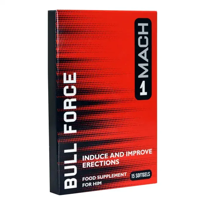 Mach 1 – Bull Force Aphrodisiakum für Männer – 15 weiche Geltabletten