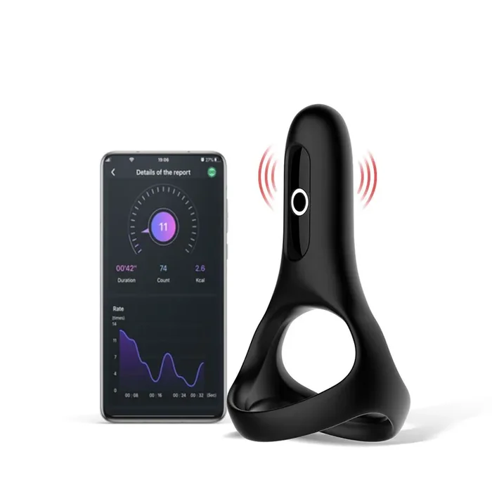 Magic Motion – Rise Smart Vibrierender Penisring – Schwarz