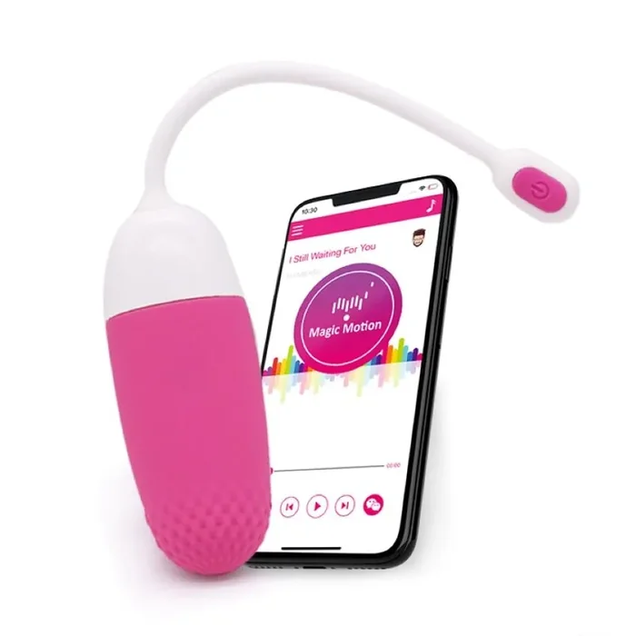 Magic Motion – Vini per App gesteuertes Vibro-Ei – Rosa/Weiß