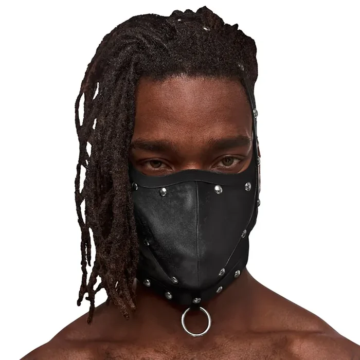 Male Power Fetish Triton Bondage Maske mit Ring