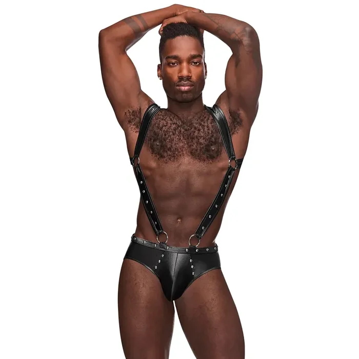 Male Power Fetish Uranus Jock Brief mit Harness