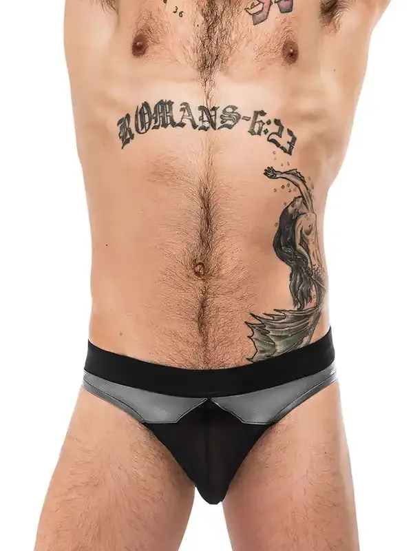 Male Power Iron Clad String, grau