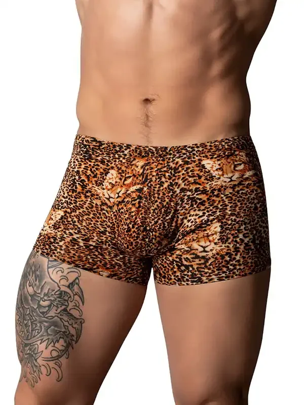 Male Power Ring & Short Pant und Penisring, leopard
