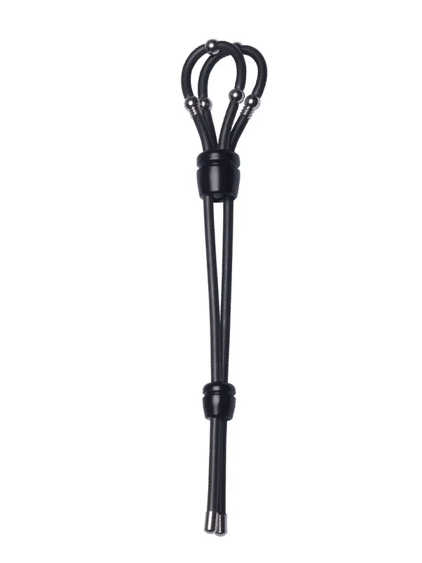Malesation Double Loop Granate Doppel-Penislasso, schwarz
