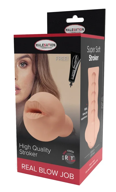 MALESATION Masturbator Real Blow Job