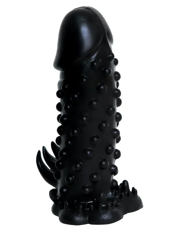 Malesation Nubby Sleeve Penishülle, schwarz