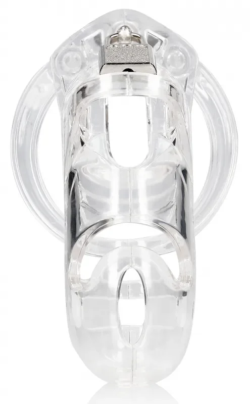 ManCage Keuschheitsgürtel Modell 26 – 11.5 x 3.5 cm Transparent