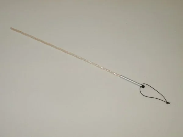 Manila Rohrstock Cane Spezial 3x5mm, geschält, Gummiüberzogen mit Alu Griff
