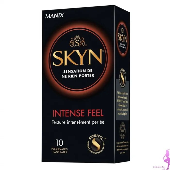 Manix Skyn Intense Feel -mit Perlen texturierte Kondome ohne Latex