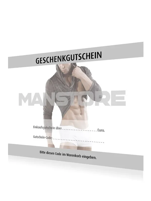 MANSTORE Geschenk-Gutschein über 25 Euro