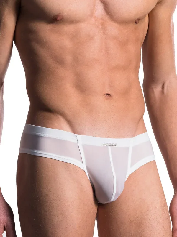 MANSTORE M101: Cheeky Brief, weiß