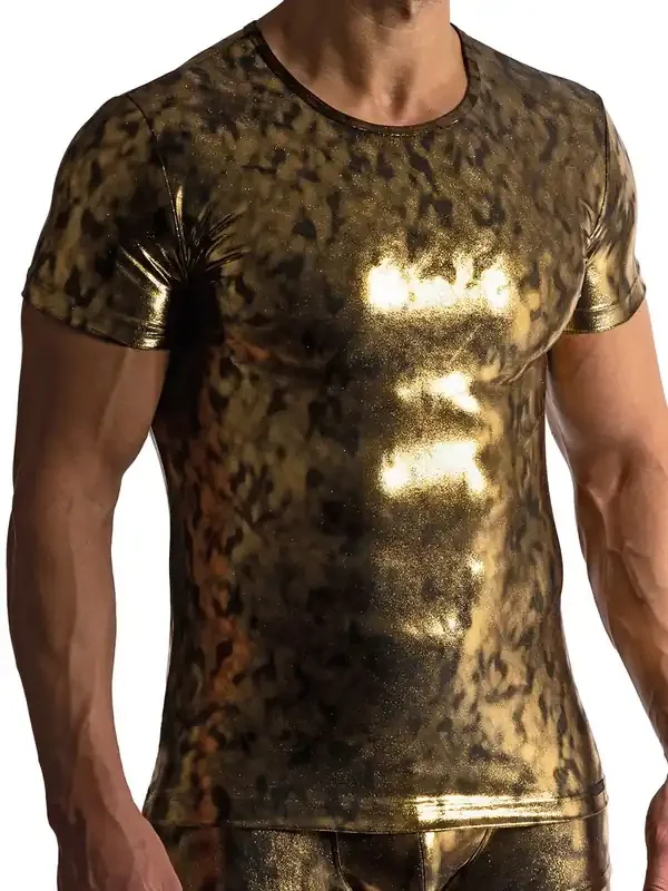 MANSTORE M2420 Casual T-Shirt, gold
