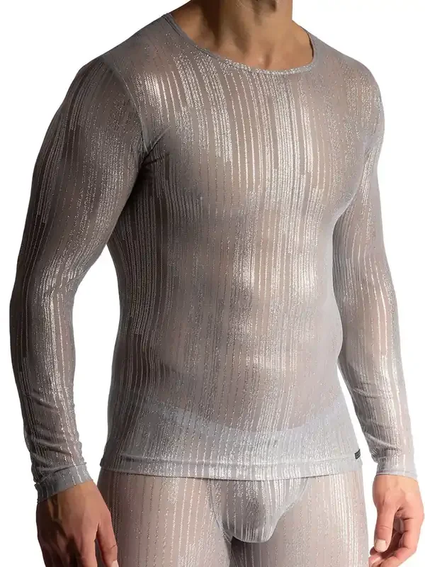 MANSTORE M2464 Long Sleeve, silber