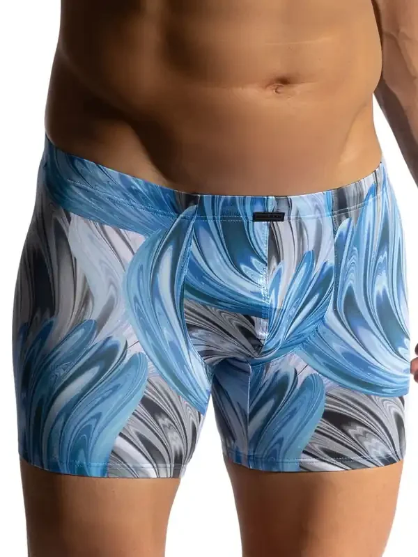 MANSTORE M2473 Beach Hip Boxer, blau