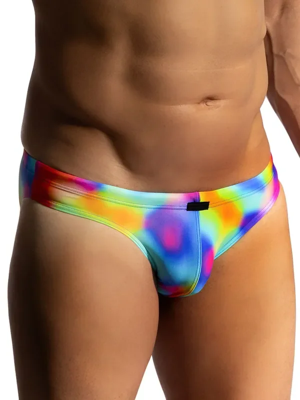 MANSTORE M2474 Beach Micro Brief, rainbow